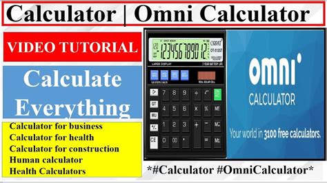 omni calculator|Omni Calculator: Your All.